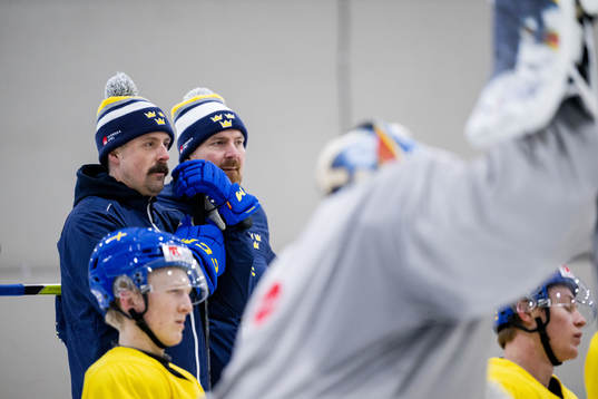 Assistant coaches Pierre Johnsson and Gereon Dahlgren of