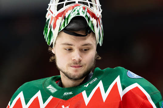 Frölundas målvakt Frederik Dichow