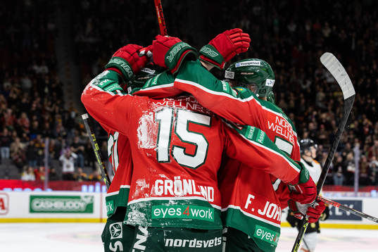 Frölundas Anders Grönlund jublar