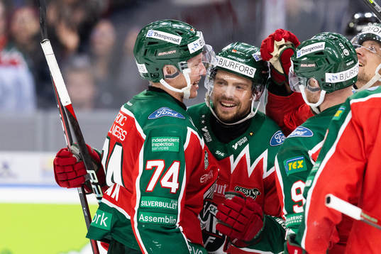Frölundas Mats Rosseli Olsen jublar