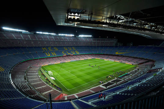 General view of the Spotify Camp Nou Stadium