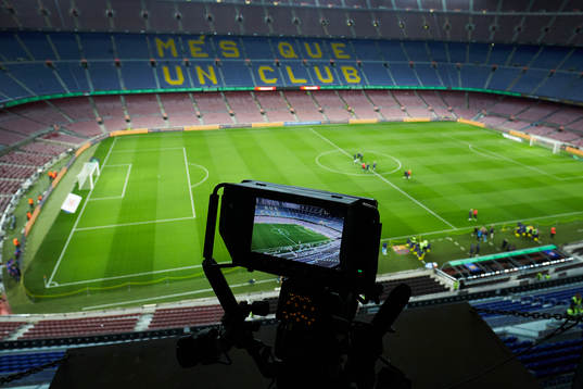 General view of the Spotify Camp Nou Stadium