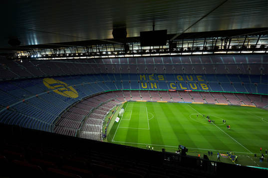 General view of the Spotify Camp Nou Stadium