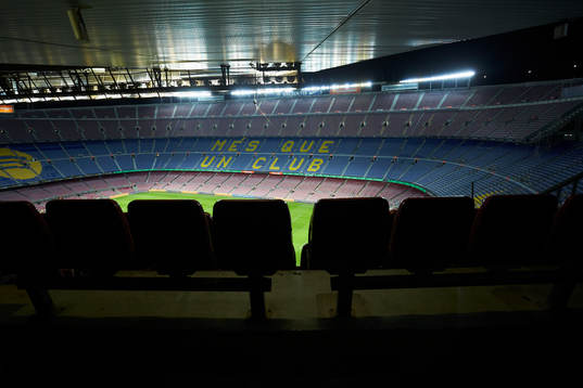 General view of the Spotify Camp Nou Stadium