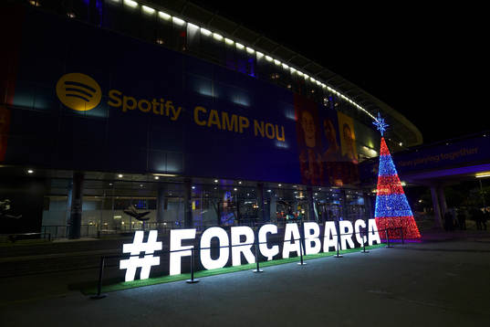 General view of the Spotify Camp Nou Stadium