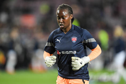 Goalkeeper Angel Mukasa of FC Rosengård