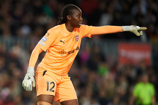 Goalkeeper Angel Mukasa of FC Rosengård