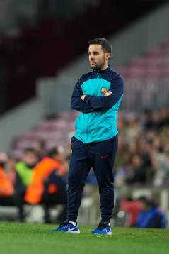 Head coach Jonatan Giraldez of FC Barcelona