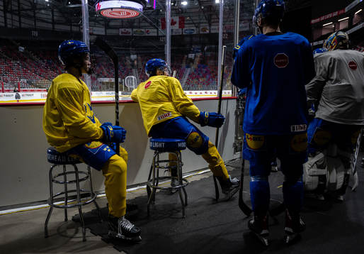 Axel Sandin-Pellikka and Adam Engström of Sweden