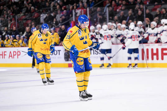 Isak Rosén of Sweden looks dejected