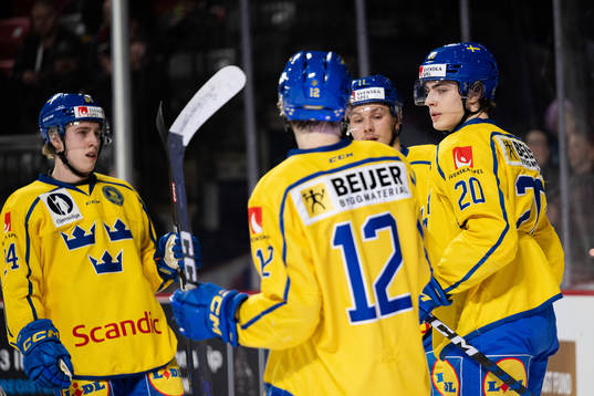 Jonathan Lekkerimäki , Noah Östlund , Fabian Lysell and
