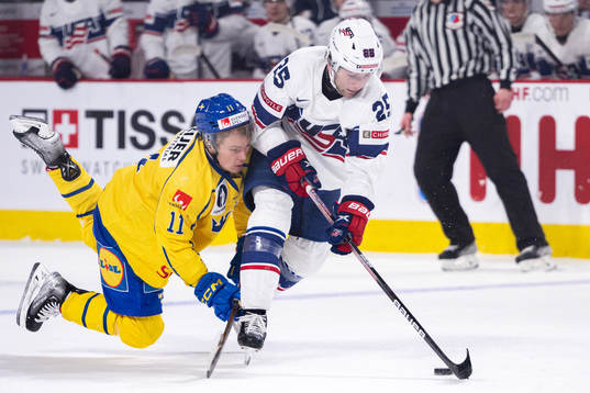 Fabian Lysell of Sweden and Dylan Duke of USA