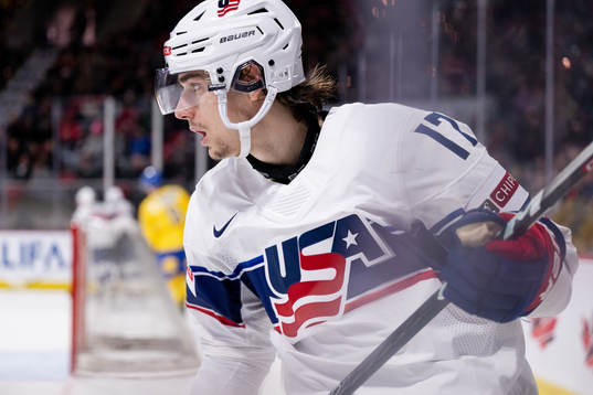 Cutter Gauthier of USA celebrates