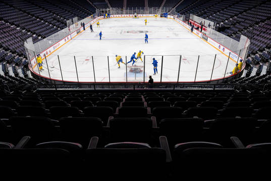 View from the stands in Scotiabank Centre