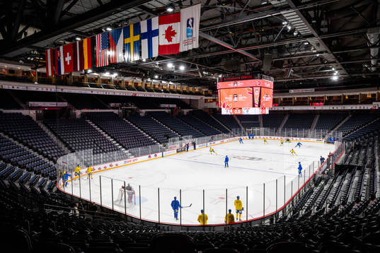 View from the stands in Scotiabank Centre