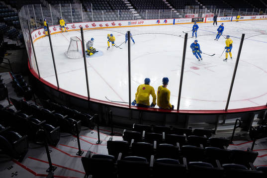 View from the stands in Scotiabank Centre