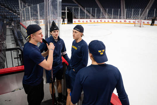 Elias Pettersson, Calle Odelius and William Strömgren of