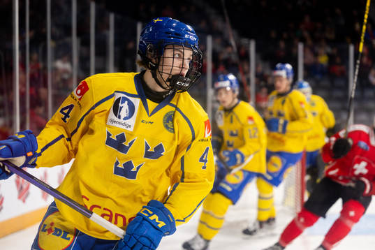 Axel Sandin-Pellikka of Sweden looks dejected