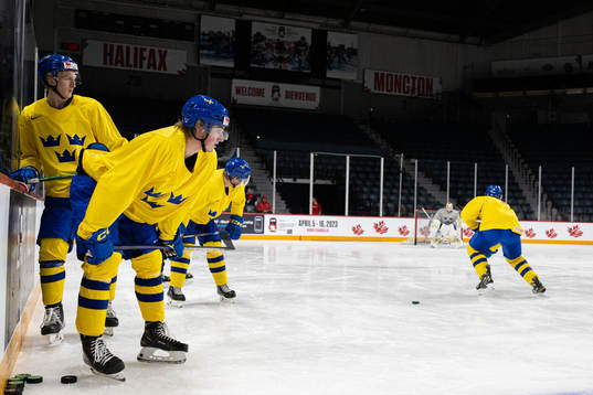 Adam Engström and Calle Odelius of Sweden
