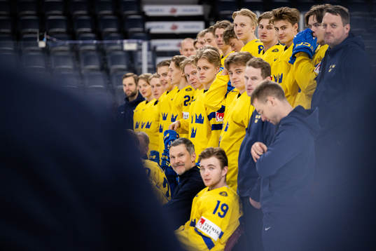 Players of Sweden poses for team photo