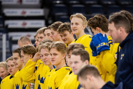 Adam Engström of Sweden poses for team photo