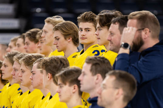 Hugo Jonasson of Sweden poses for team photo