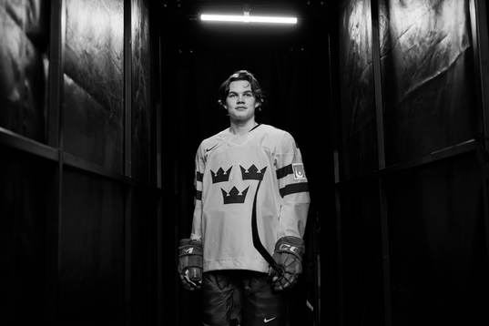 Axel Sandin-Pellikka of Sweden poses for a portrait