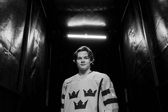 Axel Sandin-Pellikka of Sweden poses for a portrait