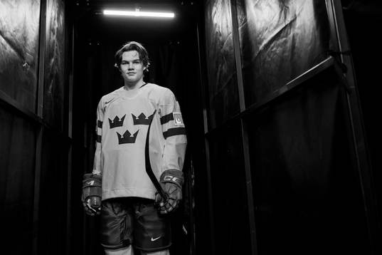 Axel Sandin-Pellikka of Sweden poses for a portrait