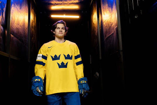 Axel Sandin-Pellikka of Sweden poses for a portrait
