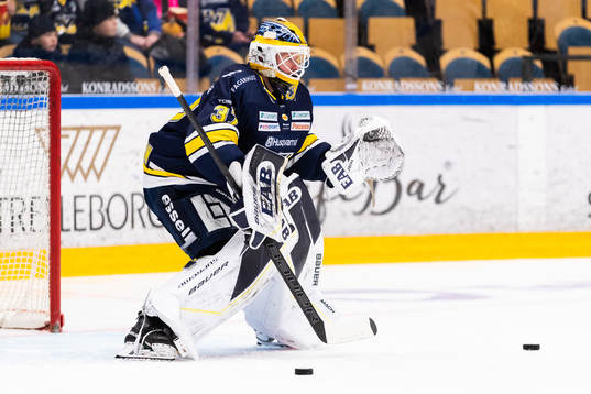 HV71s målvakt Jonas Gunnarsson