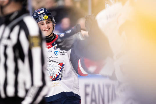 Linköpings Elliot Ekmark jublar