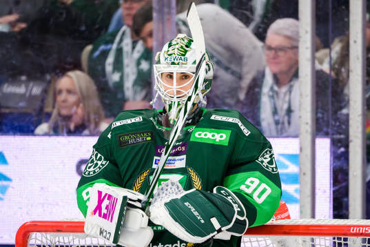 Färjestads målvakt Matthew Tomkins