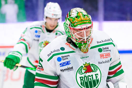 Rögles målvakt Christoffer Rifalk deppar