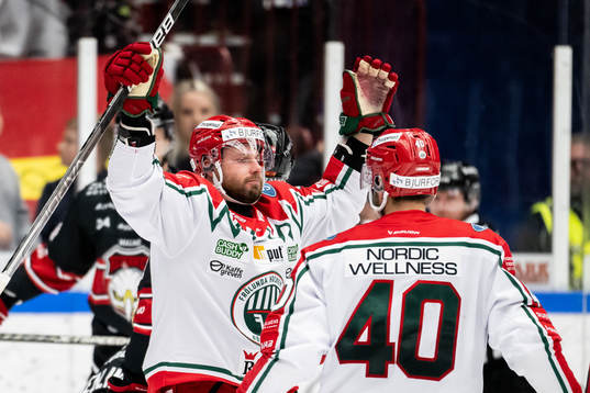 Frölundas Jan Mursak jublar