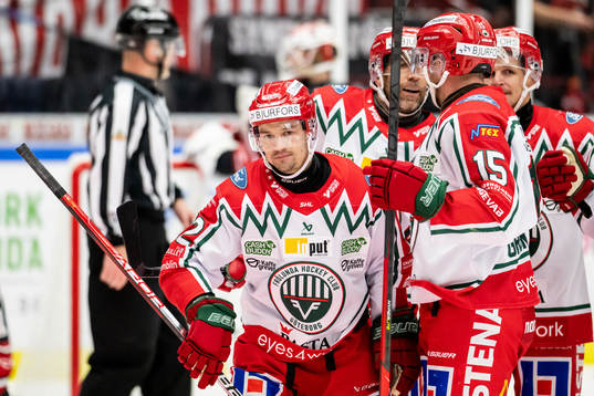Frölundas Patrik Carlsson jublar