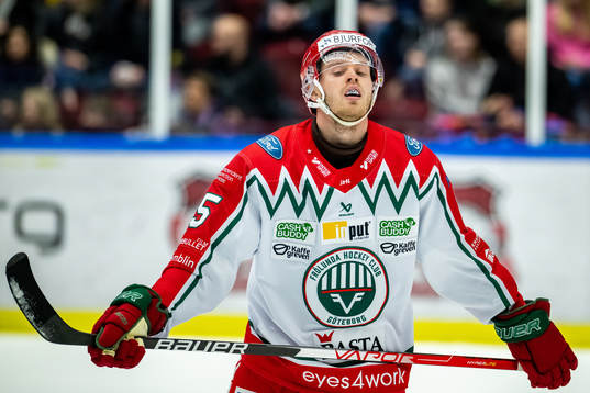 Frölundas Filip Johansson deppar