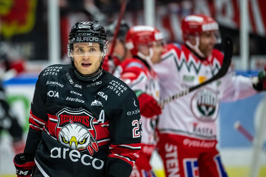 Malmö Redhawks Christoffer Forsberg deppar