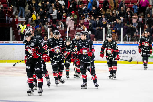 Malmö Redhawks spelare deppar