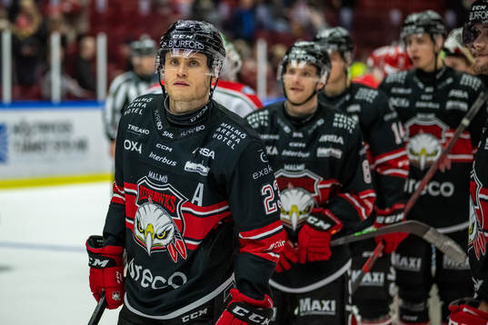 Malmö Redhawks Christoffer Forsberg deppar