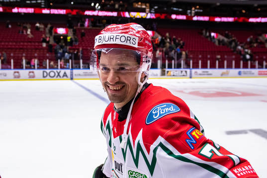 Frölundas Patrik Carlsson jublar
