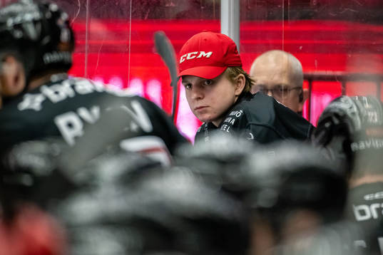 Malmö Redhawks målvakt Oskar Blomgren