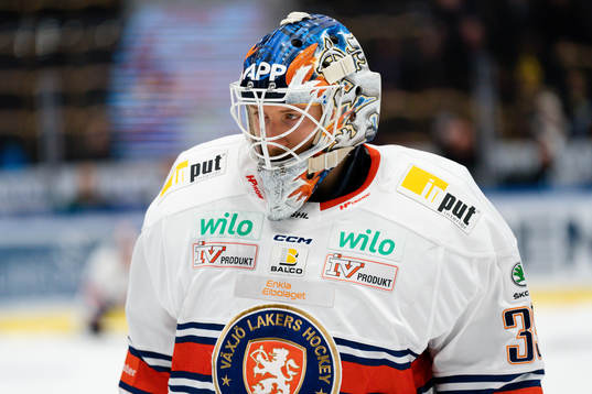 Växjös målvakt Emil Larmi