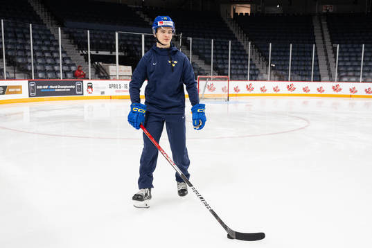 Jakob Norén of Sweden at a practice session