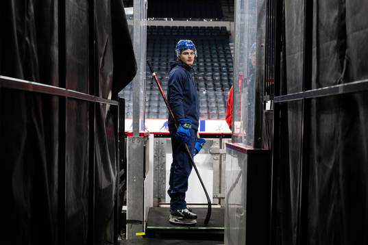 Hugo Jonasson of Sweden at a practice session
