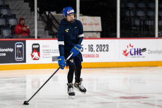 Axel Sandin-Pellikka of Sweden at a practice session
