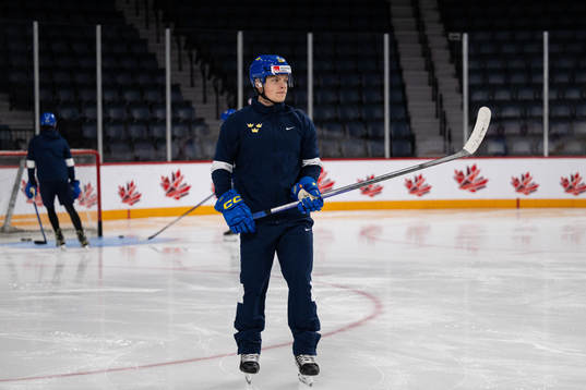 Victor Stjernborg of Sweden at a practice session
