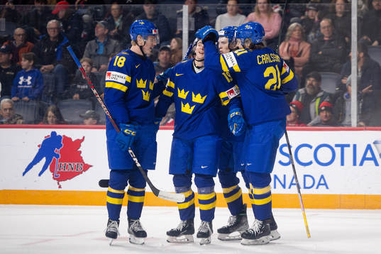 Filip Bystedt, Isak Rosén , Adam Engström and Leo