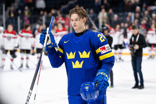 Simon Robertsson of Sweden celebrates