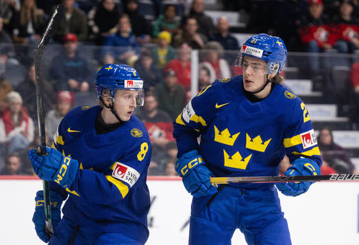Adam Engström and Leo Carlsson of Sweden